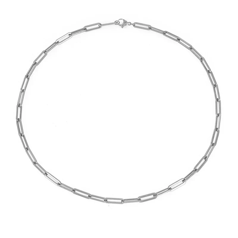 Elegancki naszyjnik łańcuch Archen | Złoty - Image 4