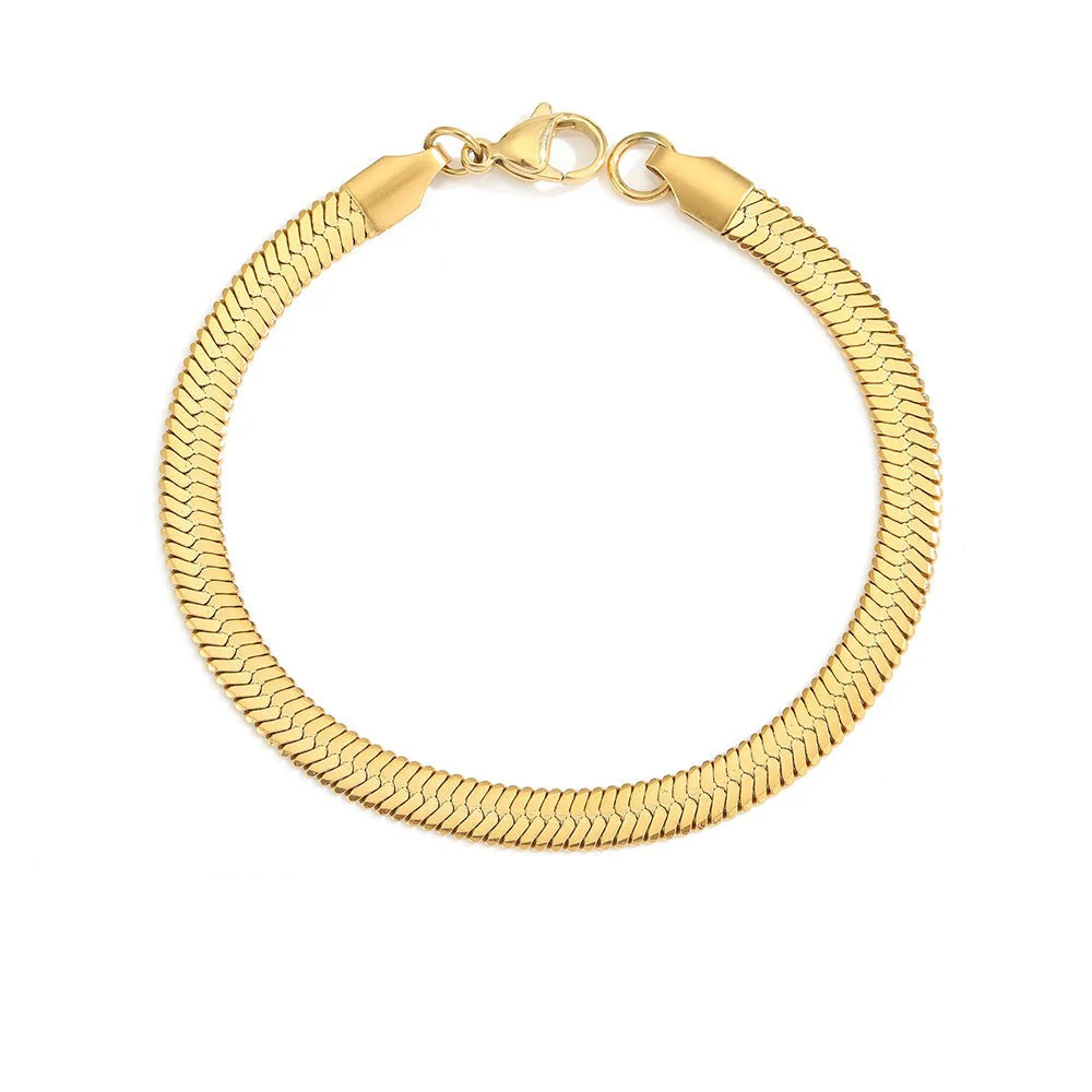 Bransoletka z łańcuszkiem warkoczowym Stella - Image 10