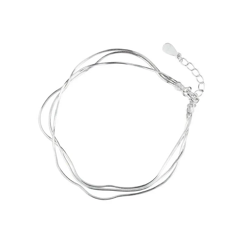 Delikatna i elegancka bransoletka ze srebra 925 - Image 3