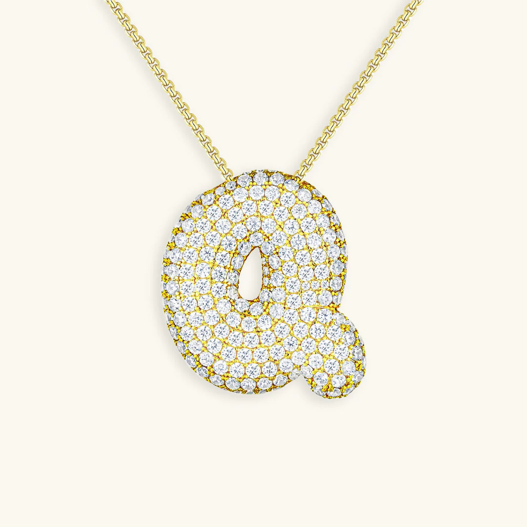 Naszyjnik z inicjałem i bąbelkami Hailey - Image 26