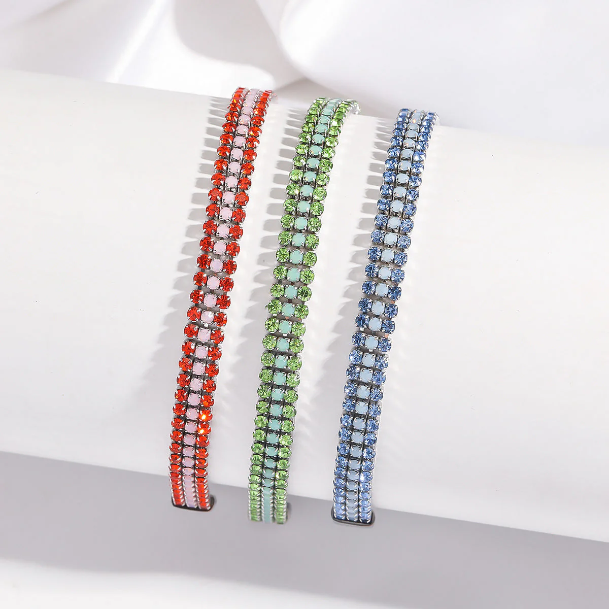 Bransoletka Signature Shine | Białe złoto - Image 2