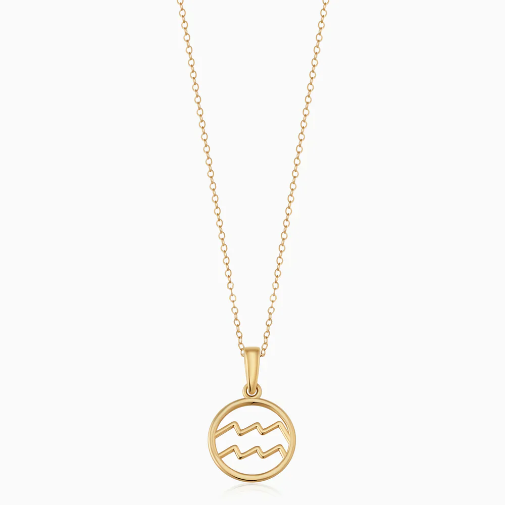 Naszyjnik ze znakiem zodiaku | Złoty - Image 2